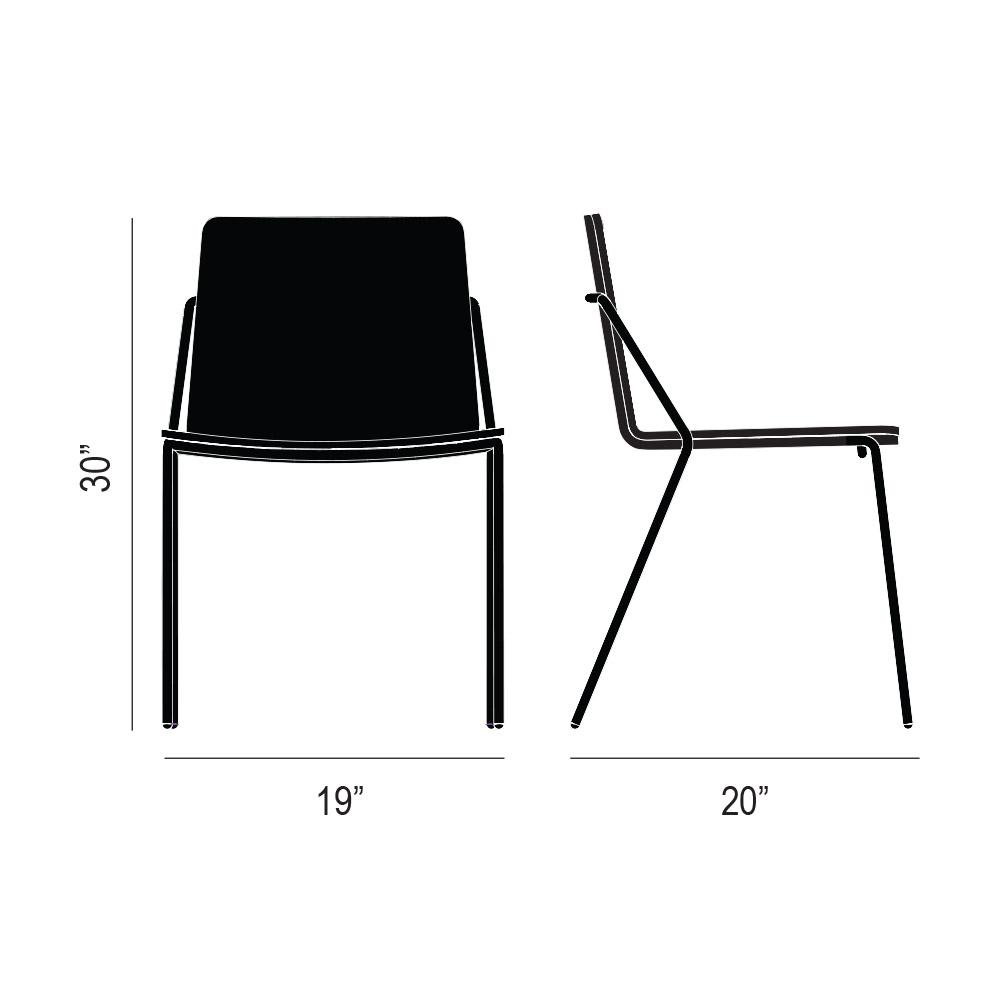 Sling Dining Chair Product Silhouette